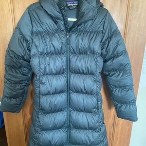 Patagonia down long puffer coat